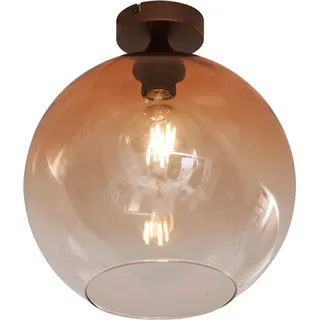 QAZQA Sandra 1-flammig kugelförmig braun Glas