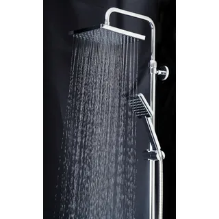 Duschsystem RIDDER "Monaco" Brausegarnituren grau (chromfarben) Duschsysteme Schlauchlänge: 1,5m