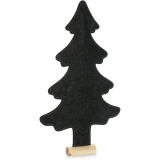 com-four® Dekorativer Aufsteller für Weihnachten, Tannenbaum aus Filz | Weihnachtsbaum als Deko oder Geschenk