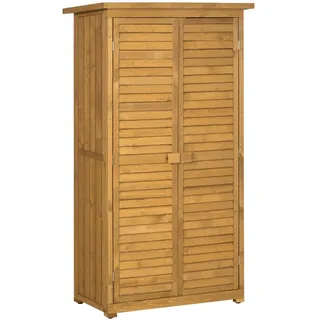 Outsunny Geräteschrank 0,47 x 0,87 m Natur