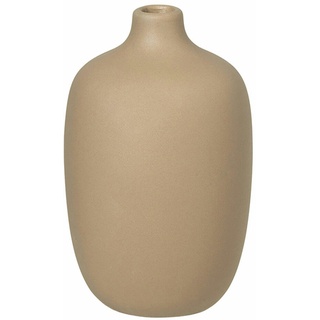 Blomus Vase Ceola, Dekovase, Blumenvase, Keramik, Nomad, H 13 cm, D 8 cm, 66175