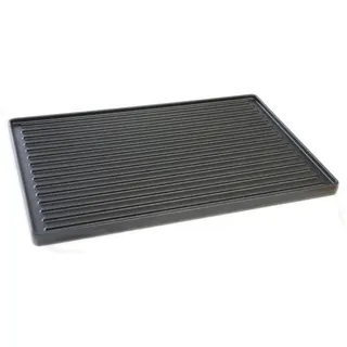 PROREGAL® Grillrost Wende-Grillplatte Gusseisen für Broil King Monarch/Royal, 36,2x27,1cm