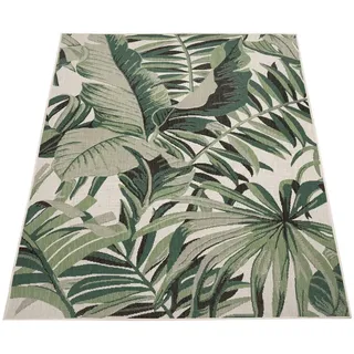 KADIMA DESIGN Palmen Outdoor-Teppich 80 x 150 cm Grün