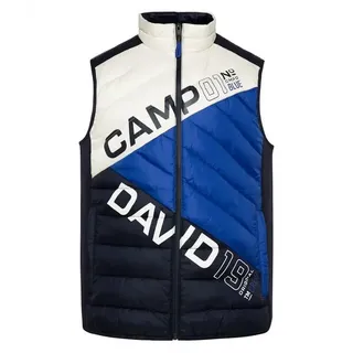 CAMP DAVID Steppweste Weste Steppweste (1-tlg) weiß M | M (50)