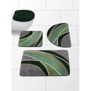 Witt Badematte Badematte, Höhe 20 mm, Polyacryl, Halbrund grau Halbrund | Ø 0 cm x 80 cm x 50 cm x 20 mm