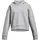 Fleece Crop Mädchen 012 mod gray light heather/white S 127-137 cm