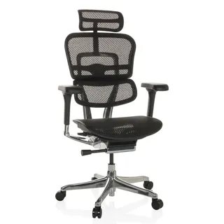 HJH Office Ergohuman GEN2 Netzstoff Schwarz