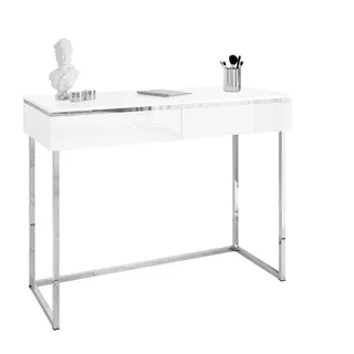 Lookway Konsolen, Weiß Hochglanz, Holzwerkstoff, 102x78.5x43.6 cm, Wohnzimmer, Wohnzimmertische, Konsolentische