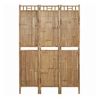 vidaXL 3-tlg. Raumteiler Bambus 120x180 cm