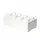 Brick 8 50 x 25 x 18 cm 1-tlg. weiß