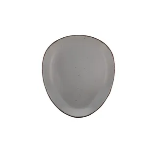 Peill+Putzler Speiseteller dreieckig 30 cm  Siena , grau , Steinzeug/Steingut Ø: 30
