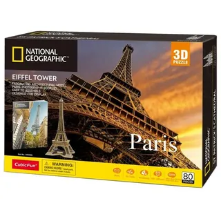 Cubic Fun Eiffelturm Paris 80 Teile 3D