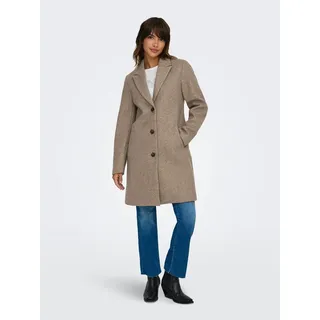 Jdy Damen Jdyecho Coat Otw Noos Langmantel, Nature/Detail:MELANGE, S (36)