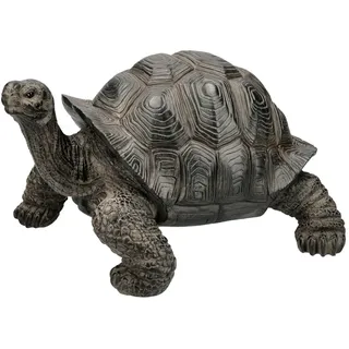 Figuren Shop GmbH Gartenfigur Schildkröte Figur – Garten Deko Tier Statue wetterfest 28 cm Dekofigur