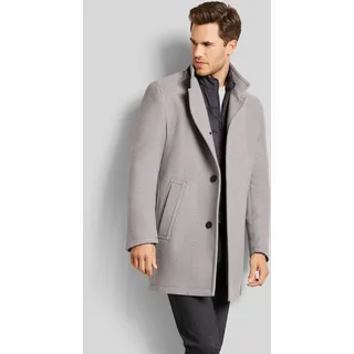 Bugatti Wollmantel BUGATTI, Herren, Gr. 54, beige, 45% Polyacryl, 35% Polyester, 20% Viskose, unifarben, elegant, normal, Langarm normaler Saum, Mäntel, mit Stehkragen