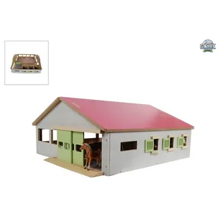 Kids Globe Pferdestall mit 3 Boxen und Reitplatz, Länge: 62 cm