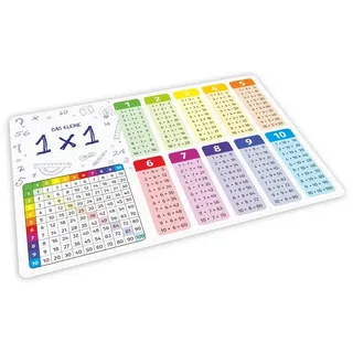 nikima Platzset stabiles Vinyl Tischset das kleine 1x1 Kinder Platzset abwaschbar, (1-St) bunt