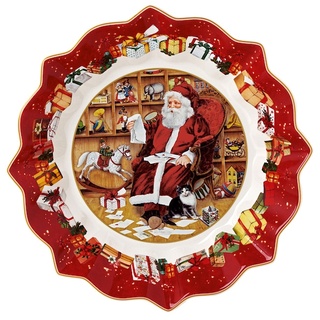 Villeroy & Boch Schale groß, Santa liest Wunschzettel Toy's Fantasy Geschirr