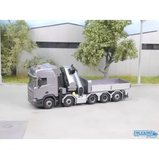 Elbe-Modell Bausatz 5achser Kran-LKW ohne Kabine mit Pritsche und neuem Ladekran EM219
