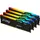 DDR5 5600MT/s RGB 128GB Modul (4x32GB) CL40 Schwarz KF556C40BBAK-128