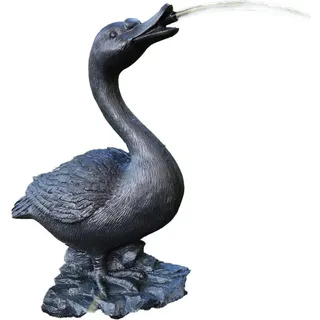 HEISSNER Teichfigur Gans 36cm Natur
