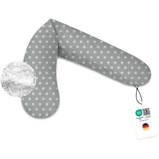 joyfill® Premium Stillkissen Mikroperlen 170cm I Ideal zum Schlafen & Stillen Dank Flüsterleiser & Bequemer Füllung I Stillkissen Seitenschläferkissen 100% Made in Germany I Nursing Pillow