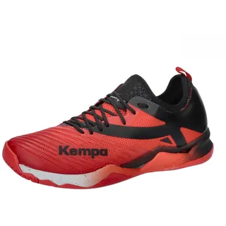 Kempa Handballschuhe Wing Lite 2.0 Sportschuhe, Turnschuhe, Rot Schwarz,
