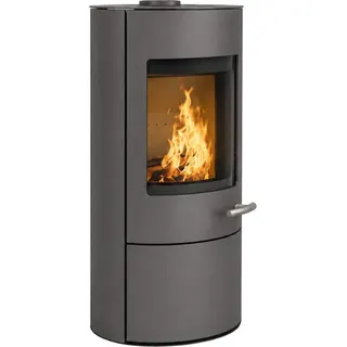 Haas + Sohn Kaminofen SOLIDO MOONLIGHT, Exklusiv, Lieferung bis ins Wohnzimmer, 6,4 kW, Zeitbrand, NEU in der Farbe Moonlight grau grau