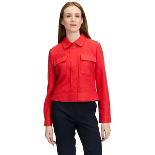 Betty Barclay Damen Blazer-Jacke mit aufgesetzten Taschen Poppy Red,38 - 38