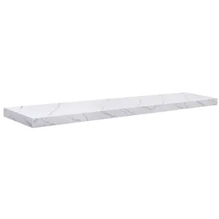 Velano - Bücherregal Wand - Wandregal 118x23.5 cm - Regal Wand - Schweberegal - Hängeregal - Regalbrett - Marmor - Küchenregal - Bücherregal Kinder - Deko Wohnzimmer - Gewürzregal Wand