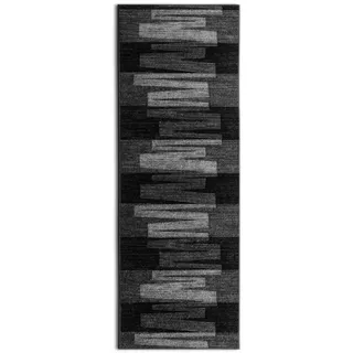 Novel Läufer, Schwarz, Textil, Uni, rechteckig, 80x700 cm, pflegeleicht, Teppiche & Böden, Teppiche, Teppichläufer