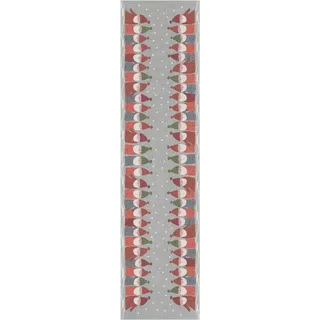 EKELUND MASTER WEAVERS 1692 Tischläufer Tischläufer Tomtemöte 35x80 cm, Pixel gewebt (6-farbig) bunt
