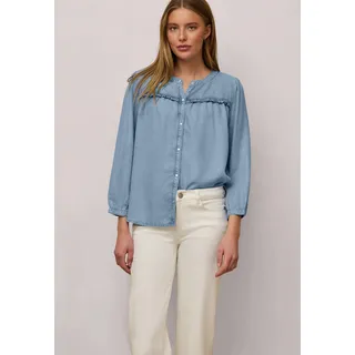 street one studio Jeansbluse blau 46
