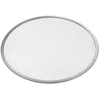 HENDI Pizza Screen, mit Drahtgitterboden, ø50cm, Aluminium | Zur Verwendung in Pizzaöfen, für gleichmäßiges Pizza-Backen, Pizzagitter, Pizzablech, Pizzaschieber