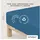Baumwolle 120 x 200 - 130 x 220 cm blue mid