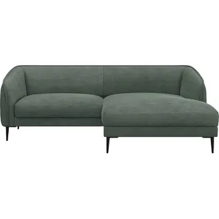 FLEXLUX Ecksofa Belle Designsofa, bequem durch Kaltschaum im Sitz, Skandinavisches Design, In hochwertiger Verarbeitung, B/T 218/149 cm orange