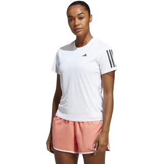 Adidas Damen T-Shirt (Short Sleeve) Own The Run Tee, White, IC5189, XS