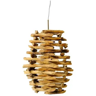 Exotischerleben UMBRA Treibholz Deckenlampe – Handgefertigte Treibholz Hängelampe, Naturholz Pendelleuchte für Esstisch & Wohnzimmer, Küstenstil