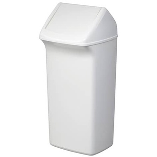 Durable Papierkorb 40l Polypropylen weiß/weiß