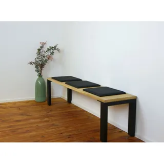 Lycce Sitzkissen Sitzpolster Stuhlkissen, Kunstleder, 40 x 33 x 2 cm