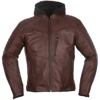 Modeka Bad Eddie Lederjacke Dunkelbraun XL