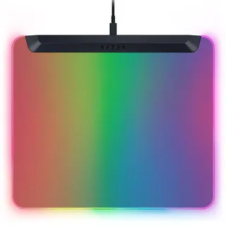 Razer Firefly V2 Pro - RGB-hintergrundbeleuchtete Gaming-Mausmatte - integrierter USB-Anschluss (15-Zonen-LED-Beleuchtung, mikrogeätzte Oberfläche für optimales Tracking, USB-C Kabel) Schwarz