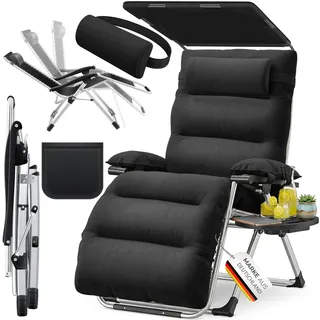 Kesser Sonnenliege 200 x 65 x 22 cm Schwarz