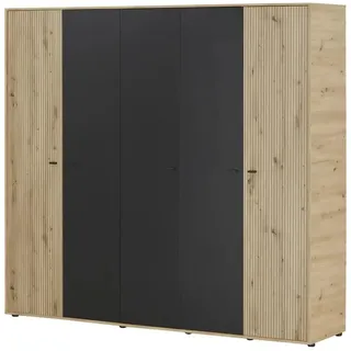 Kleiderschrank 5-türig  Calvas , Maße (cm): B: 227,5 H: 210,5 T: 54.5