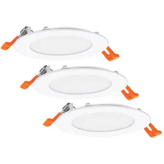 Osram Downlight Slim Set Kunststoff 3 x 120mm 8,00 W 550 lm Weiß