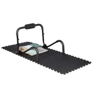 Relaxdays Bodenschutzmatte 30x30 cm Schwarz