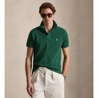 Polo Ralph Lauren für Herren. 710680784526 Das ikonische Poloshirt aus Piqué in Dunkelgrün (XXL), Lässig, Baumwolle, Kurzarm