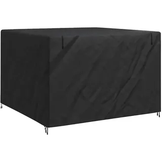 vidaXL Hollywoodschaukel-Abdeckung 250 x 250 x 160 cm Schwarz