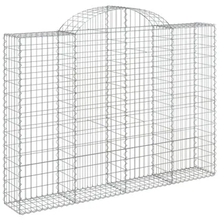 vidaXL Gabione mit Hochbogen 200 x 30 x 160 cm