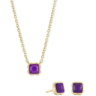 Coeur de Lion Schmuck-Set 1301/54-0800 - lila